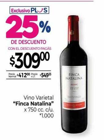 La Anonima Vino Varietal oferta