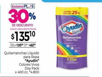 Quitamanchas Líquido Para Ropa