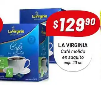 Almacor La Virginia Café Molido En Saquito 20 un oferta