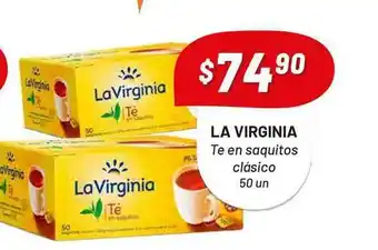 Almacor La Virginia Te En Saquitos Clásico 50 un oferta