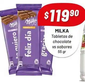 Almacor Milka Tabletas De Chocolate VS Sabores 55 gr oferta