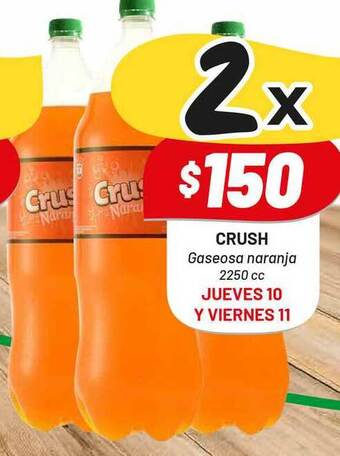 Almacor Crush Gaseosa Naranja 2250 cc oferta