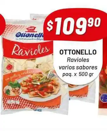 Almacor Ottonello Ravioles 500 gr oferta