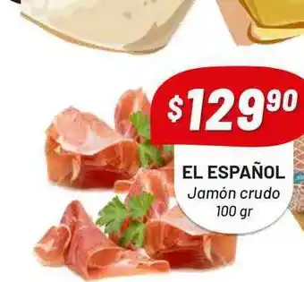Almacor El Español Jamón Crudo 100 gr oferta
