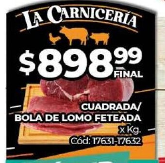 Diarco Cuadrada / Bola De Lomo Feteada x Kg oferta