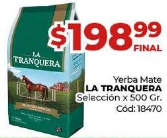 Diarco La Tranquera Yerba Mate Selección x 500 gr. oferta