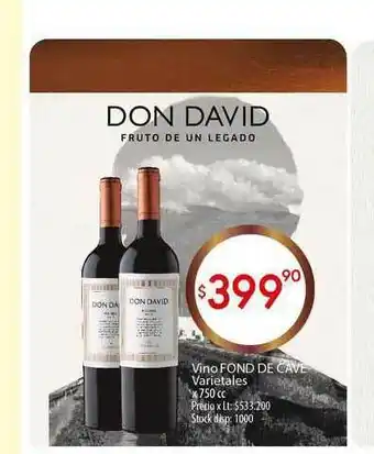 Supermercados Mariano Max Vino Fond De Cave Varietales x750 cc oferta