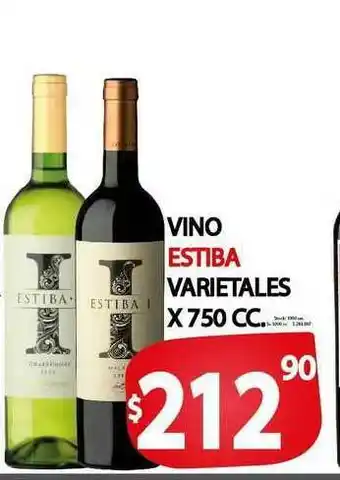Supermercados Mariano Max Vino Estiba Varietales x750 cc oferta