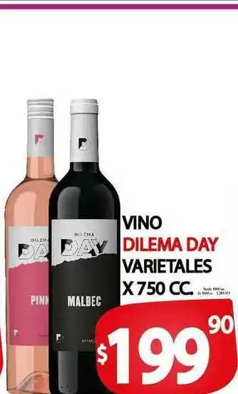 Supermercados Mariano Max Vino Dilema Day Varietales x750 cc oferta