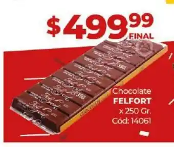 Diarco Felfort Chocolate x 250 Gr oferta
