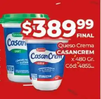 Diarco Casancrem Queso Crema x 480 Gr. oferta