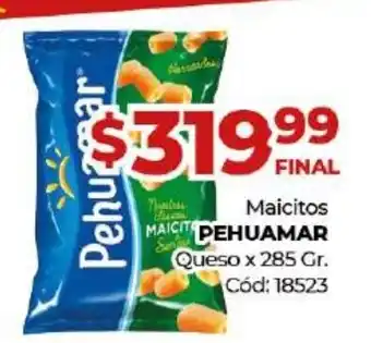 Diarco Pehuamar Maicitos Queso x 285 Gr. oferta