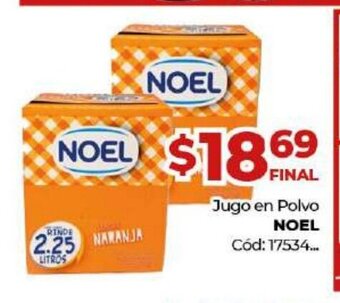 Diarco Noel Jugo en Polvo oferta