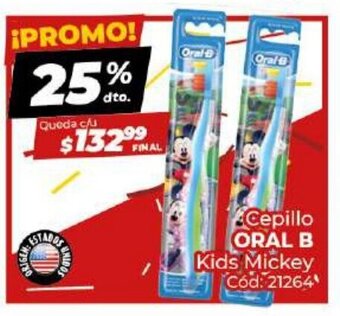 Diarco Oral B Cepillo Kids Mickey oferta