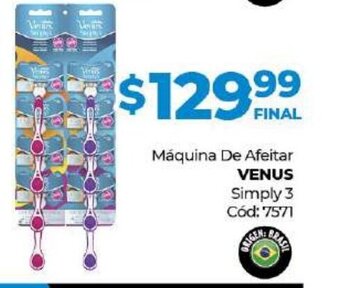 Diarco Venus Máquina De Afeitar Simply 3 oferta