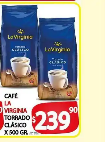 Supermercados Mariano Max Café La Virginia Torrado Clásico x500 gr oferta