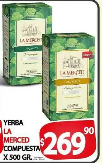 Yerba La Merced Compuesta x500 gr
