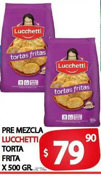 Supermercados Mariano Max Pre Mezcla Lucchetti Torta Frita x500 gr oferta