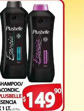 Supermercados Mariano Max Shampoo-acondic. Plusbelle Esencia x1 lt oferta