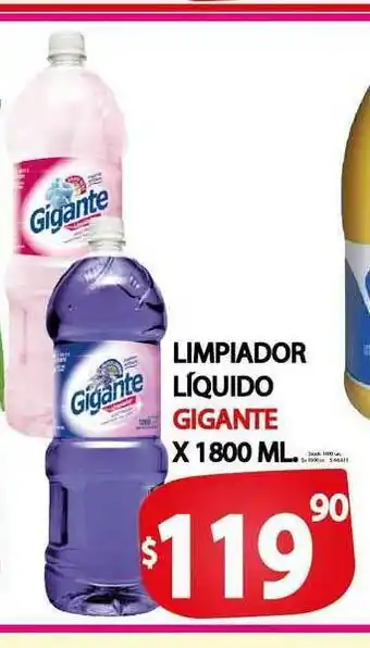 Supermercados Mariano Max Limpiador Líquido Gigante x1800 ml oferta