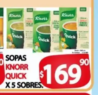Knorr Quick Sppas x 5 Sobres