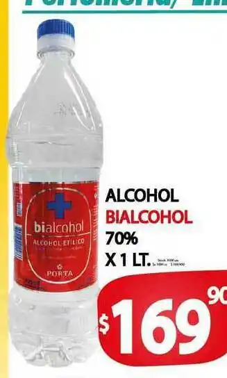Supermercados Mariano Max Alcohol Bialcohol 70% x1 lt oferta