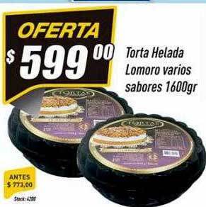 Supermercados Comodin Torta Helada Lomoro Varios Sabores oferta