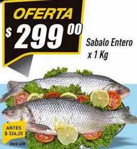 Supermercados Comodin Sabalo Entero oferta