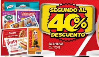 Supermercados Yaguar Salchichas oferta