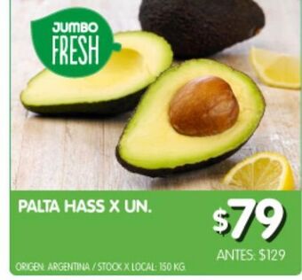 Jumbo Palta x un oferta
