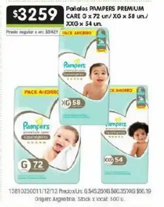 Jumbo Pañales pampers premium oferta
