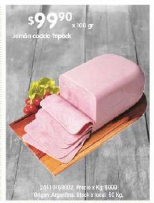 Jumbo Jamón cocido tripack 100g oferta