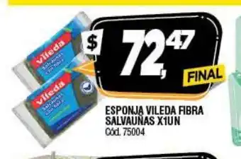 Supermercados Yaguar Villeda Fibra Esponja Salvaunas x 1Un oferta