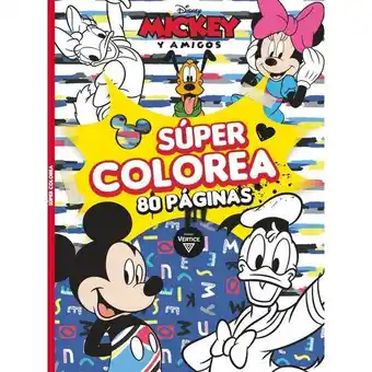 Carrefour Libro mickey super colorea con 80 pags. oferta