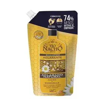 Coto Tio nacho shampoo aclarante recargable doypack x 400 ml oferta
