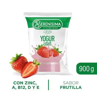 Coto Yogur bebible descremado la serenisima frutilla 900 gr oferta