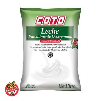 Coto Leche descremada coto sachet 1 l oferta