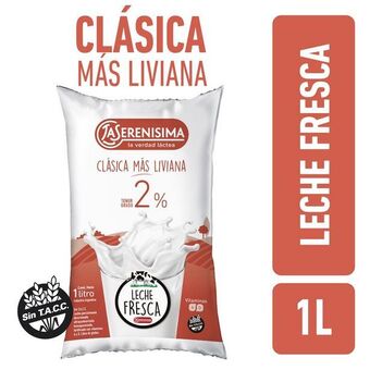 Coto Leche clasica mas liviana la serenisima sachet 1l oferta