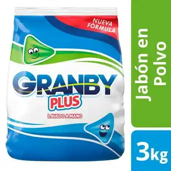 Coto Jabon en polvo lavado a mano granby plus paq 3 kg oferta