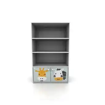 Easy Biblioteca infantil 75x36x122 cm animalitos oferta