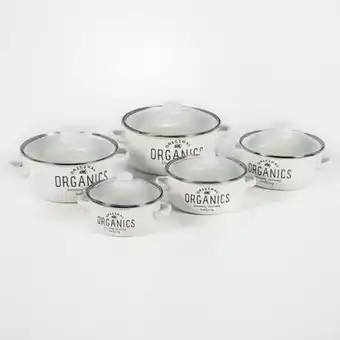 Easy Set x 5 cacerolas enlozadas decorativas oferta