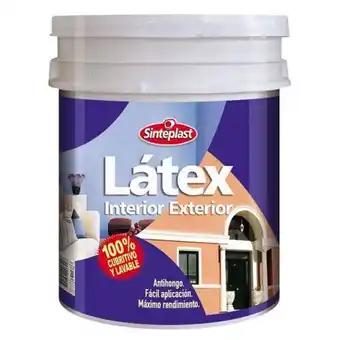 Easy Látex interior/exterior sinteplast 20lts oferta