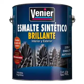 Esmalte sintético 3p interior/exterior venier blanco brillante x4lts
