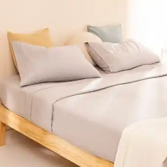 Arredo Juego de sábanas extra queen size línea algodón peinado oferta