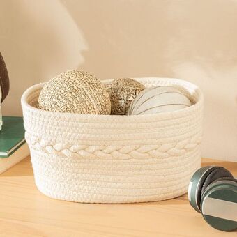 Arredo Contenedor algodón oval mediano oferta
