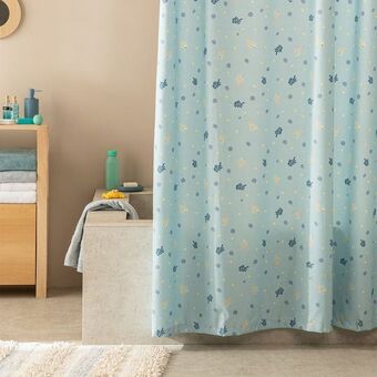 Arredo Cortina de baño pez globo oferta