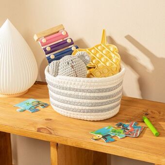 Arredo Contenedor rayado rectangular chico oferta