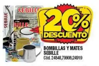 Supermercados Yaguar Sebille Bombillas Y Mates oferta