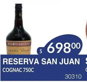 Masivos Reserva San Juan Cognac 750 c oferta