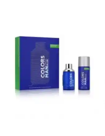 Soy Lola Set de perfume benetton colors blue man+desodorante 100cc oferta